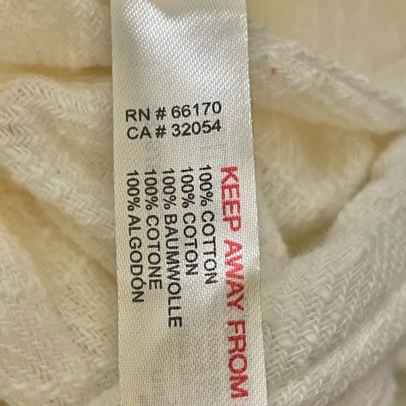 Free People Womens Size XL Henriette One Piece Jumpsuit Ivory Cotton Pockets NEW - Picture 4 of 9